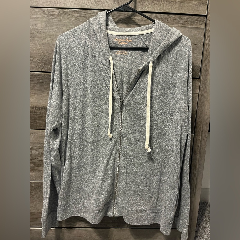 Gray Hooded Sweater
